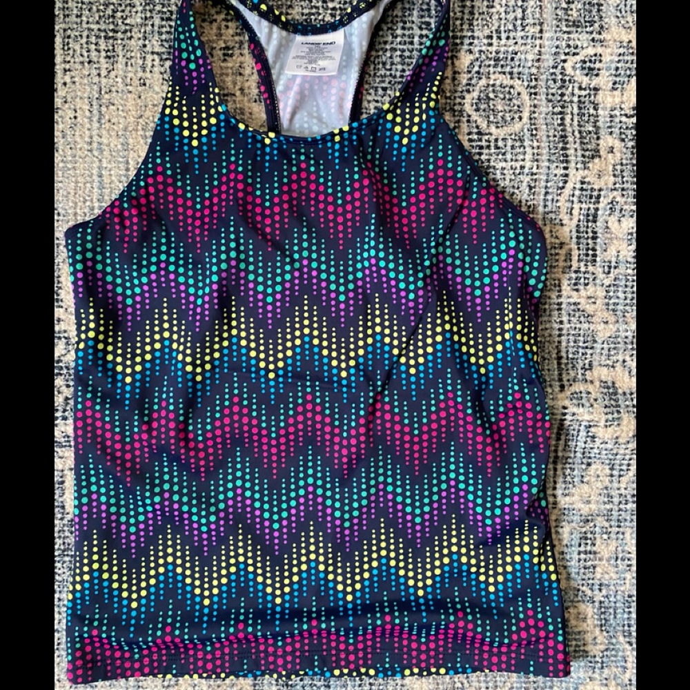 Lands End Tankini top- NWOT